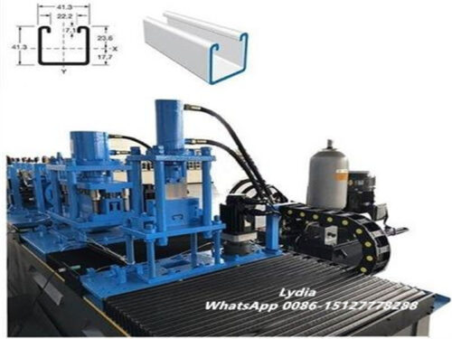 Zhongtuo Advanced Multi-Size Adjustable Slotted Strut Channel Roll Forming Machine ZTRFM Strut Channel Making Machine