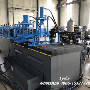 Advanced slotted strut channel roll forming machine