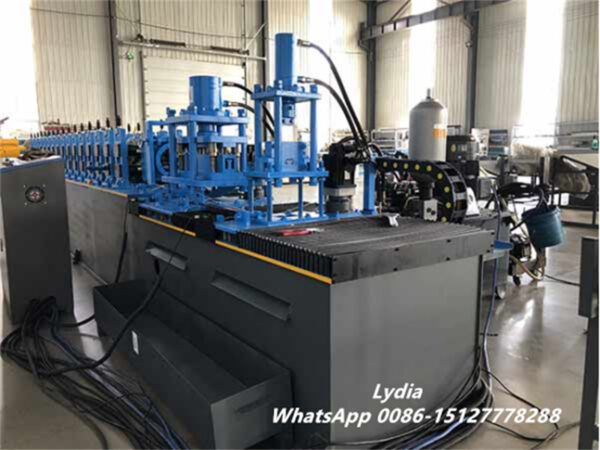 Advanced slotted strut channel roll forming machine