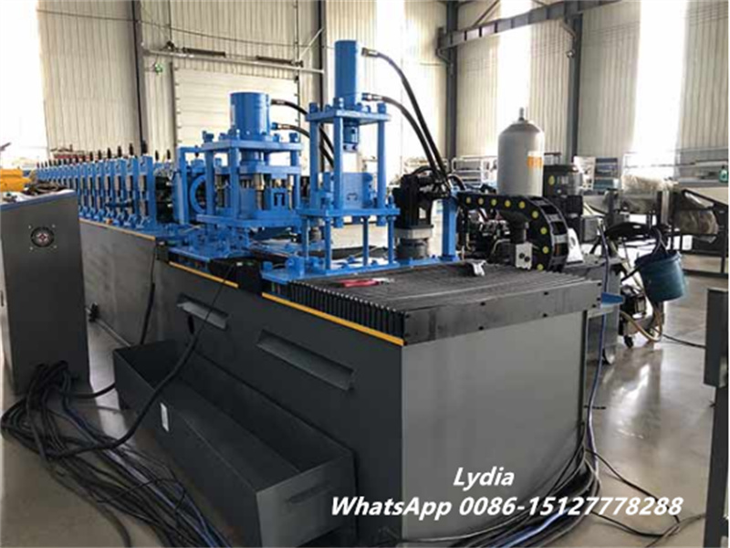 Advanced slotted strut channel roll forming machine