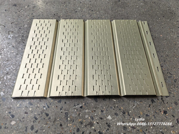 _cuva Full automatic soffit panel roll forming machine production line in factory