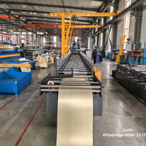 _cuva Full automatic soffit panel roll forming machine production line in factory