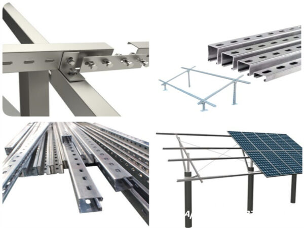 Solar Bracket Making Machine09 solar mounting roll forming machine