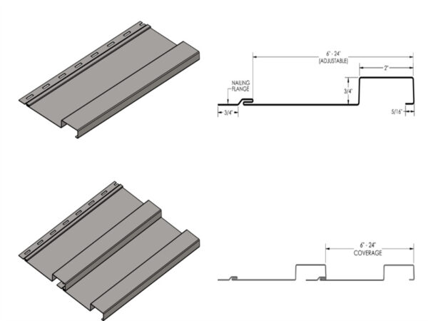 Wall cladding001 Zhongtuo Automatic Board and Batten Wall Panel Roll Forming Machine with Hydraulic Cutting System