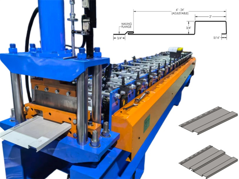 Zhongtuo Board and Batten Roll Forming Machine Concealed Fastener Wall Panel Production Line 6 IBB board and batten machine