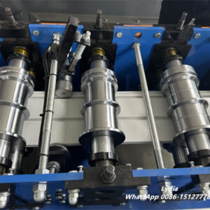 Wall cladding08 Zhongtuo Automatic Board and Batten Wall Panel Roll Forming Machine with Hydraulic Cutting System