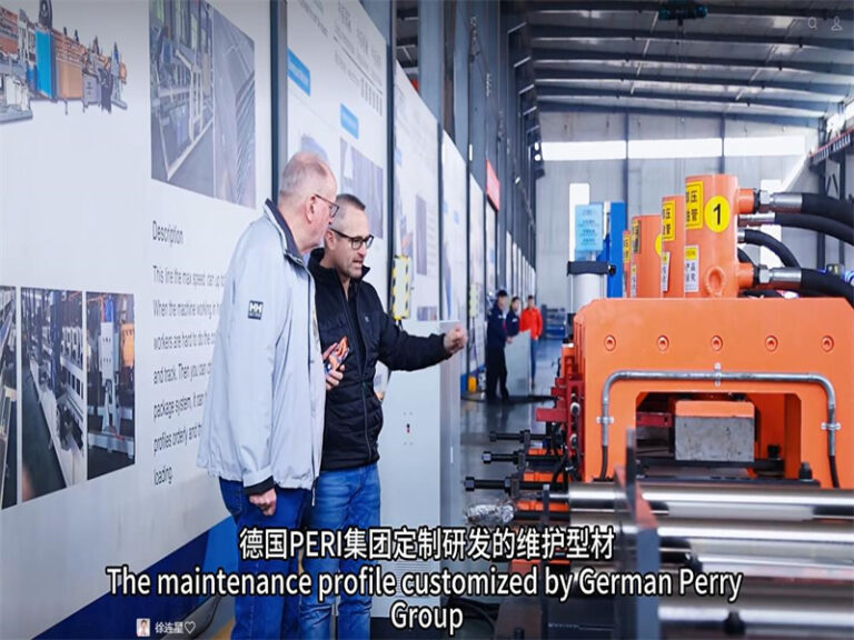 customized scaffold board machine for German customer
