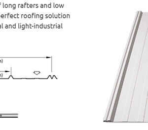 Pocket Rib roll forming machine producing waterproof metal roofing panels