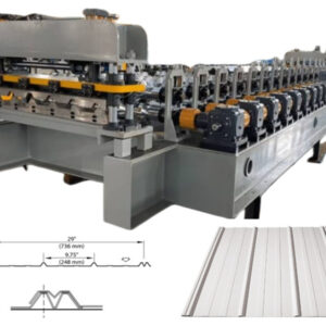 Zhongtuo Pocket Rib Roll Forming Machine Waterproof Roofing Panel Production Line