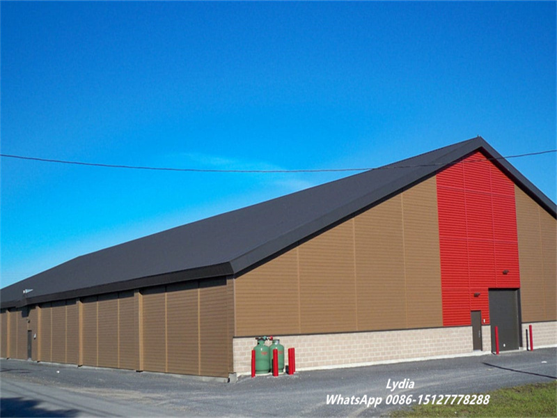 Finished Pocket Rib roof panels with high rib structure for drainage