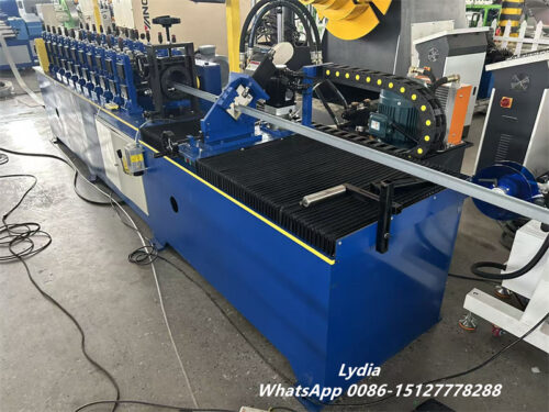 stud and track roll forming machine08 Zhongtuo High Speed Drywall Track Machine with Punching & Logo Embossing Deep Track Roll Forming Machine