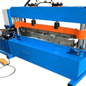steel roofing ridge cap machine