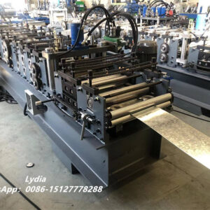 C purlin10 Automatic C shaped purlin roll forming machine production line