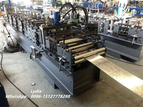C purlin10 Automatic C shaped purlin roll forming machine production line