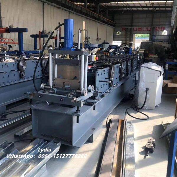 C purlin11 Automatic C shaped purlin roll forming machine production line