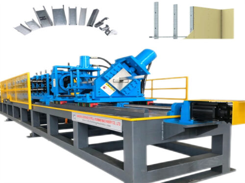Light gauge steel stud and track machine