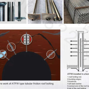 COMBI PLATE (Friction Bolt)07 Zhongtuo Split Set Friction Bolt Roll Forming Machine for Mining Ground Support