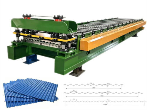 Zhongtuo Adjustable Customized Corrugated Roof Panel Roll Forming Machine For Metal Roofing Production