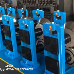 Drip Edge Roll Forming Machine01 Roller stations detail of Metal Roofing Drip Edge Roll Forming Machine (45# steel chrome plated)