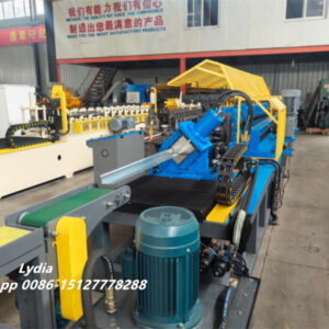 Drip Edge Roll Forming Machine05 PLC control system Iron Angle Roof Flashing Machine electrical cabinet