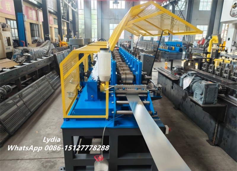 Roller stations detail of Metal Roofing Drip Edge Roll Forming Machine (45# steel chrome plated)