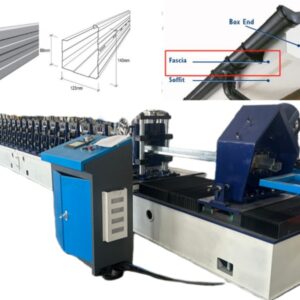 Fascia Gutter001 Roof rain gutter forming machine with hydraulic system