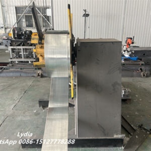 Fascia Gutter09 Rain gutter roll forming machine with electric cutting system