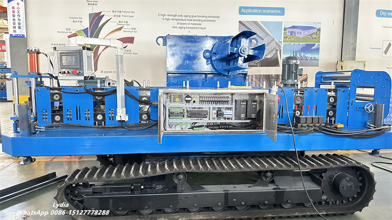 Greenhouse cultivation gutter roll forming equipment