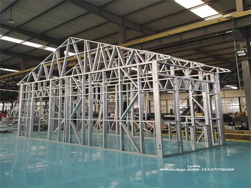 Steel stud and track roll forming machine for prefab house construction