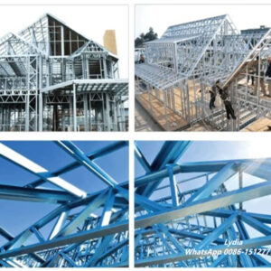 Light Gauge Steel Frame 008 Steel stud and track roll forming machine for prefab house construction