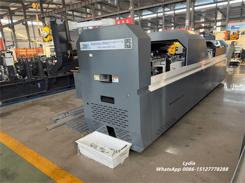 Automatic C U Z light steel keel forming machine for modular buildings