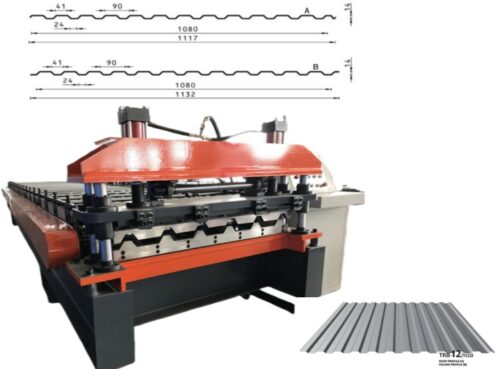 Zhongtuo TRB Series Trapezoidal & Facade Roll Forming Machine For Roofing And Wall Cladding