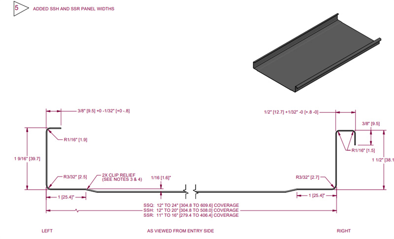SS150 – 1.5″ Mechanical Seam