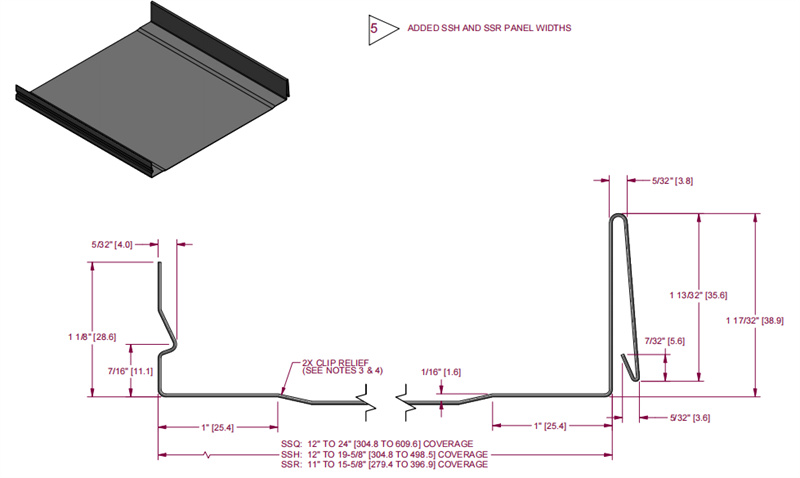 SS450SL – 1.5″ Snap-Lock