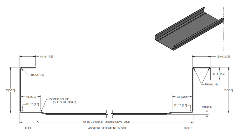 SSQ200 – 2″ Mechanical Seam
