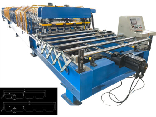 TN40 IBR roof sheet roll forming machine for Algeria market