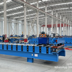 Trapezoidal and facade sheets03 automatic trapezoidal sheet making machine for steel roofing