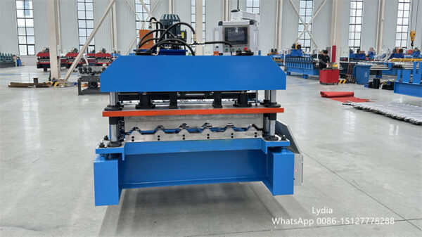 Trapezoidal and facade sheets04 metal roofing sheet making machine for industrial roof panels