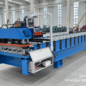 Trapezoidal and facade sheets05 metal roofing sheet making machine for industrial roof panels