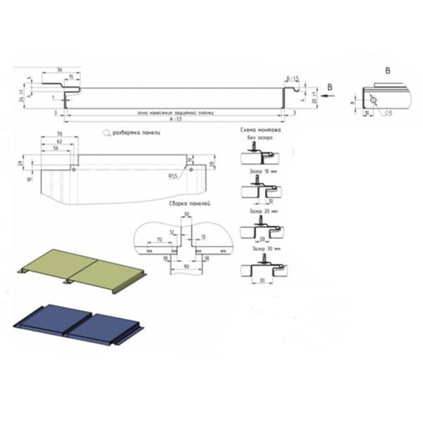 Trapezoidal exterior wall cladding08 Zhongtuo Automatic Trapezoidal Metal Wall Panel Roll Forming Machine for Exterior Cladding Systems