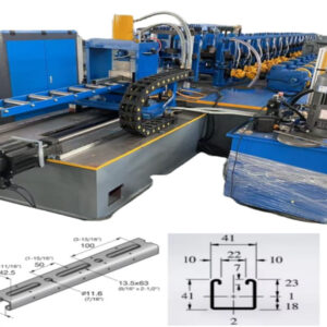 U Solar Strut011 PV solar mounting structure roll forming machine