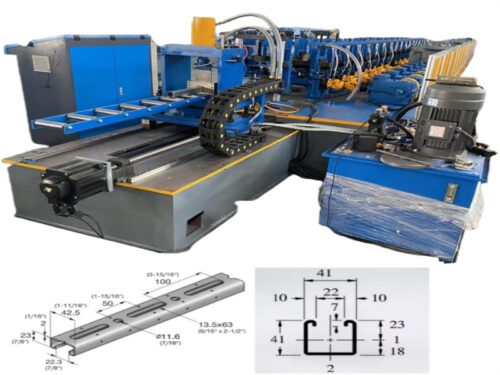 U Solar Strut011 PV solar mounting structure roll forming machine