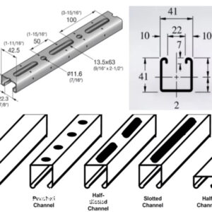 U Solar Strut06 PV solar mounting structure roll forming machine