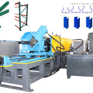 Upright Pillar Rack22 Zhongtuo Super Market Storage Shelf Upright Pillar Rack Roll Forming Machine for Warehouse Pallet Rack Manufacturing