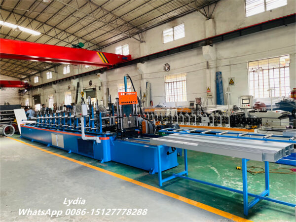 baffle ceiling machine01 Automatic metal U baffle ceiling production line with PLC control system