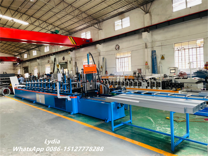 Automatic metal U baffle ceiling production line with PLC control system