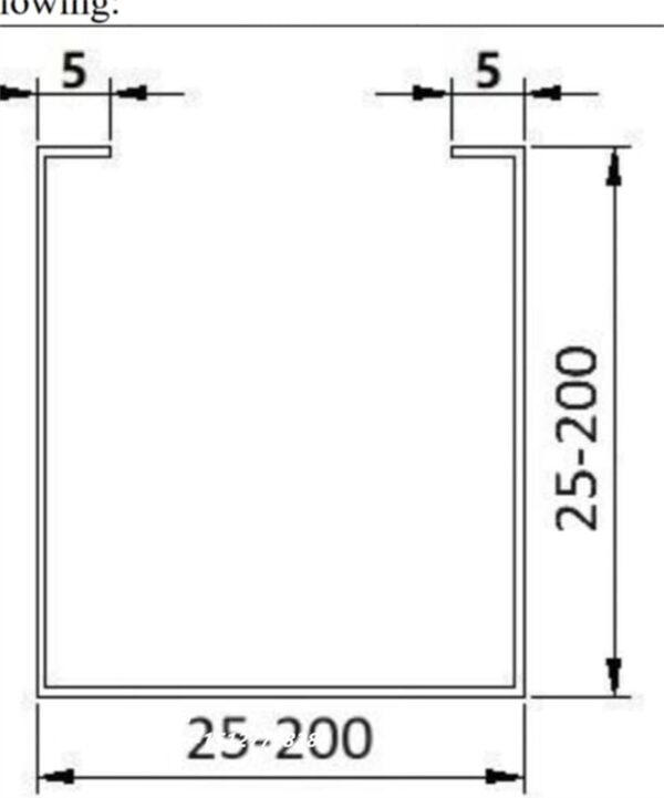 baffle ceiling machine04 High-speed U baffle ceiling roll former with online punching device