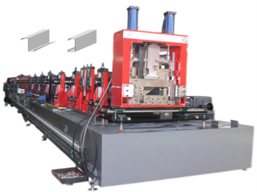 interchangeable purlin forming line