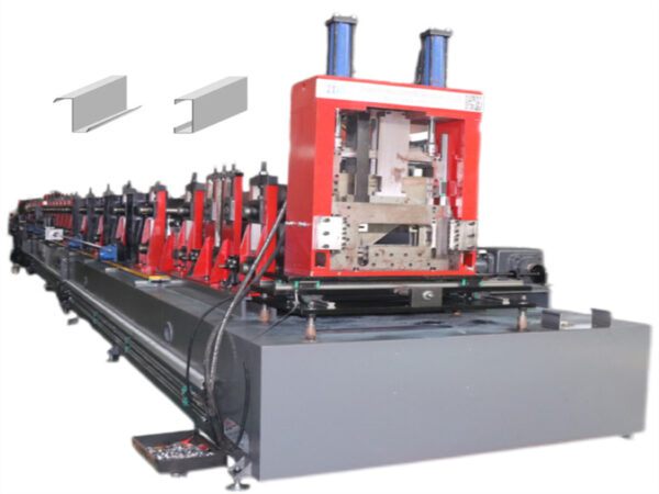interchangeable purlin forming line