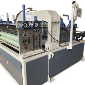 slitting line09_副本 Industrial steel slitting machine with PLC control system and touch screen operation